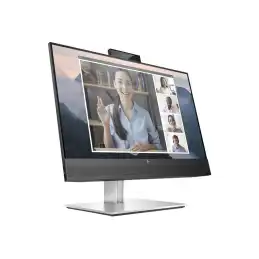 HP E24mv G4 Conferencing Monitor - E-Series - écran LED - 23.8" - 1920 x 1080 Full HD (1080p) @ 60 Hz - ... (169L0AAABB)_3