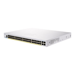 Commutateur - C3 - intelligent - 48 x 10 - 100 - 1000 (PoE+) + 4 x Gigabit SFP - Montable sur... (CBS250-48P-4G-EU)_1