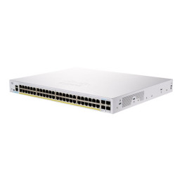 Commutateur - C3 - intelligent - 48 x 10 - 100 - 1000 (PoE+) + 4 x 10 Gigabit SFP+ - Montable... (CBS250-48P-4X-EU)_1