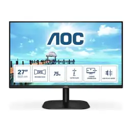AOC - Écran LED - 27" - 1920 x 1080 Full HD (1080p) @ 75 Hz - IPS - 250 cd - m² - 1000:1 - 4 ms - HDMI, VG... (27B2H/EU)_3