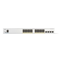 Commutateur - C3 - Géré - 24 x 10 - 100 - 1000 (PoE+) + 4 x 10 Gigabit SFP+ - Montable sur ra... (C1300-24FP-4X-RF)_1