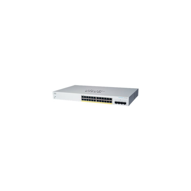 Commutateur - intelligent - 24 x 10 - 100 - 1000 (PoE+) + 4 x SFP+ 10 Go (liaison montante)... (CBS220-24FP4XUK-RF)_1