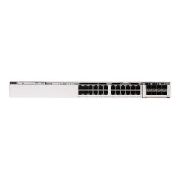 Commutateur - C3 - Géré - 24 x 10 - 100 - 1000 (PoE) - de bureau, Montable sur rack - PoE (720 W) (C9350-24P)_1