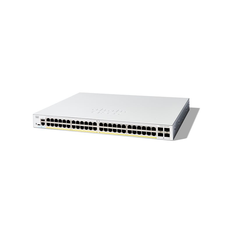 Commutateur - C3 - intelligent - 48 x 10 - 100 - 1000Base-T + 4 x 10 Gigabit SFP+ - Montable s... (C1200-48T-4X-RF)_1