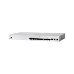 Commutateur - C3 - Géré - 10 x 10 Gigabit SFP+ + 2 x combo 10 Gigabit SFP+ - RJ-45 - Montabl... (CBS350-12XS-UK-RF)_1