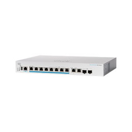 Commutateur - C3 - Géré - 8 x 100 - 1000 - 2.5G (PoE+) + 2 x combo 10 Gigabit SFP+ - RJ-45 ... (CBS350-8MP-2XUK-RF)_1