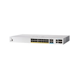 Commutateur - C3 - Géré - 20 x 10 - 100 - 1000 (PoE+) + 4 x 2.5GBase-T (PoE+) + 2 x 10 Giga... (CBS35024MGP4XUK-RF)_1
