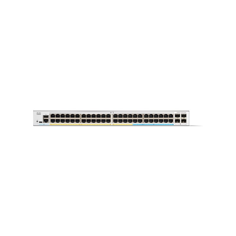 Commutateur - C3 - Géré - 32 x 10 - 100 - 1000 (PoE+) + 16 x 2.5G (PoE+) + 4 x 10 Gigabit SF... (C1300-48MGP-4X-RF)_1