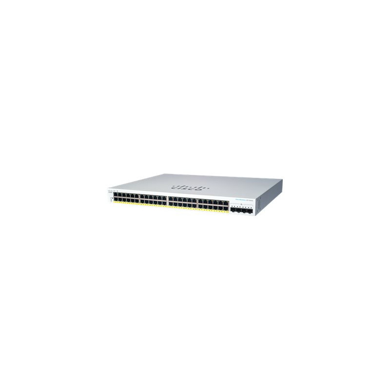 Commutateur - intelligent - 48 x 10 - 100 - 1000 (PoE+) + 4 x SFP+ 10 Go (liaison montante)... (CBS220-48P-4XUK-RF)_1
