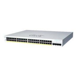 Commutateur - intelligent - 48 x 10 - 100 - 1000 (PoE+) + 4 x SFP+ 10 Go (liaison montante)... (CBS220-48P-4XEU-RF)_1