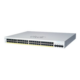 Commutateur - intelligent - 48 x 10 - 100 - 1000 (PoE+) + 4 x Gigabit SFP (liaison montante... (CBS220-48P-4GUK-RF)_1