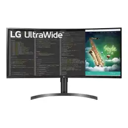 LG UltraWide - Écran LED - incurvé - 35" - 3440 x 1440 UWQHD @ 100 Hz - VA - 300 cd - m² - 2500:1 - HDR1... (35WN75CP-B)_1