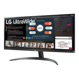 LG - Écran LED - 29" - 2560 x 1080 UWFHD @ 75 Hz - IPS - 250 cd - m² - 1000:1 - HDR10 - 5 ms - 2xHDMI (29WP500-B)_2