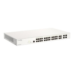 Commutateur - intelligent - 24 x 10 - 100 - 1000 (PoE+) + 4 x SFP Gigabit combiné - Montable su... (DBS-2000-28P/E)_1