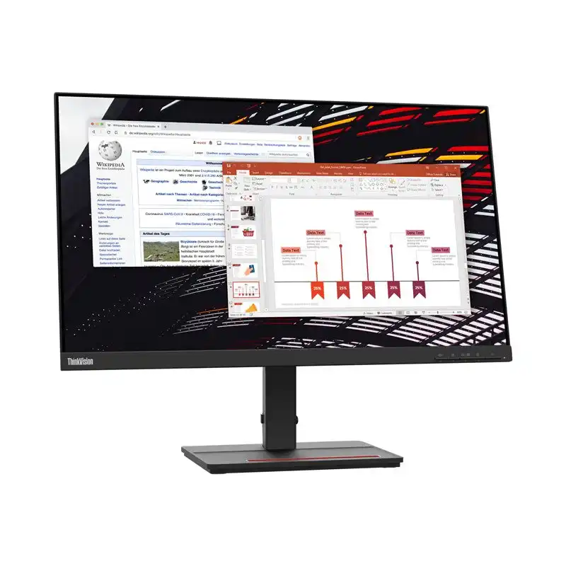 Lenovo ThinkVision S24e-20 - Écran LED - 24" (23.8" visualisable) - 1920 x 1080 Full HD (1080p) - VA - 2... (62AEKAT2EU)_1