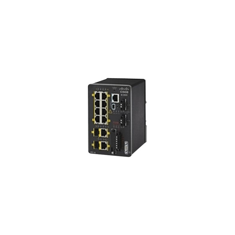 Commutateur - Géré - 8 x 10 - 100 + 2 x SFP Gigabit combiné - Montage sur rail DIN - recond... (IE-2000-8TC-G-E-RF)_1