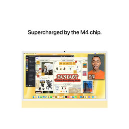 Tout-en-un M4 - RAM 16 Go - SSD 256 Go - Apple M4 8-core - IEEE 802.11ax (Wi-Fi 6E), Bluetooth 5.3 - macO... (Z1E3)_6