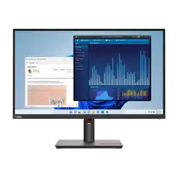 Lenovo ThinkVision T27p-30 - Écran LED - 27" - 3840 x 2160 4K @ 60 Hz - IPS - 350 cd - m² - 1300:1 - 4 m... (63A9GAT1EU)_2