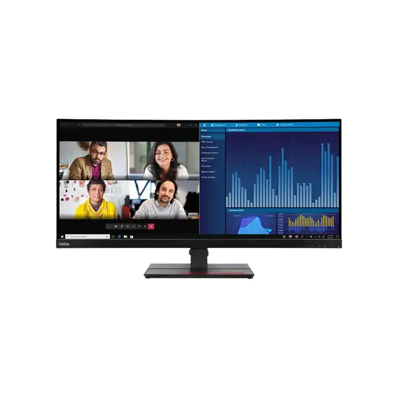 Lenovo ThinkVision P34w-20 - Écran LED - incurvé - 34.14" - 3440 x 1440 UWQHD @ 60 Hz - IPS - 300 cd - m... (63F2RAR3EU)_1