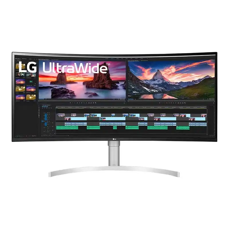 LG UltraWide - Écran LED - incurvé - 38" - 3840 x 1600 UltraWide QHD+ @ 144 Hz - Nano IPS - 450 cd - m² ... (38WN95CP-W)_1