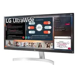 LG - Écran LED - 29" - 2560 x 1080 UWFHD @ 75 Hz - IPS - 250 cd - m² - 1000:1 - HDR10 - 5 ms - 2xHDMI, Di... (29WN600-W)_2