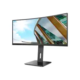 AOC - Écran LED - incurvé - 34" - 3440 x 1440 UWQHD @ 100 Hz - VA - 300 cd - m² - 3000:1 - 1 ms - 2xHDMI, D... (CU34P2A)_2