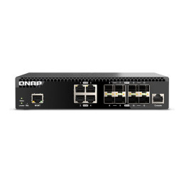 Commutateur - Géré - 4 x 100 - 1000 - 2.5G - 5G - 10GBase-T + 8 x Ethernet 10 Go SFP+ - Montab... (QSW-M3212R-8S4T)_1