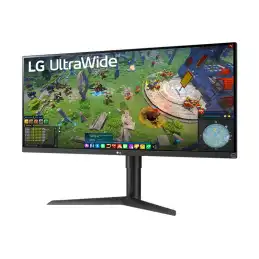 LG - Écran LED - 34" - 2560 x 1080 UWFHD @ 75 Hz - IPS - 400 cd - m² - 1000:1 - DisplayHDR 400 - 1 ms - H... (34WP65G-B)_2