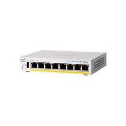 Commutateur - C3 - intelligent - 8 x 10 - 100 - 1000 (PoE+) - de bureau - PoE+ (45 W) - rem... (CBS250-8PP-D-UK-RF)_1