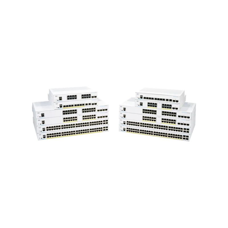 Commutateur - C3 - Géré - 8 x 10 - 100 - 1000 (PoE+) + 2 x SFP Gigabit combiné - Montable s... (CBS350-8P-2G-EU-RF)_1