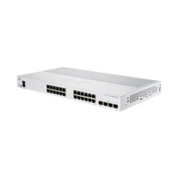 Commutateur - C3 - intelligent - 24 x 10 - 100 - 1000 (PoE+) + 4 x Gigabit SFP - Montable s... (CBS250-24P-4GEU-RF)_1