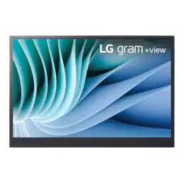 LG gram +view - Écran LED - 16" - portable - 2560 x 1600 WQXGA - IPS - 350 cd - m² - 1200:1 - 2xUSB-C - argent (16MR70)_1