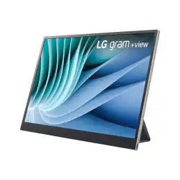 LG gram +view - Écran LED - 16" - portable - 2560 x 1600 WQXGA - IPS - 350 cd - m² - 1200:1 - 2xUSB-C - argent (16MR70)_2