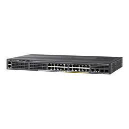 Commutateur - Géré - 24 x 10 - 100 - 1000 + 2 x Gigabit SFP - de bureau, Montable sur rack ... (WS-C2960X24TSLL-RF)_1