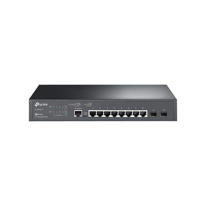 Commutateur - C2+ - Géré - 8 x 10 - 100 - 1000 + 2 x Gigabit SFP - Montable sur rack (SG3210)_1