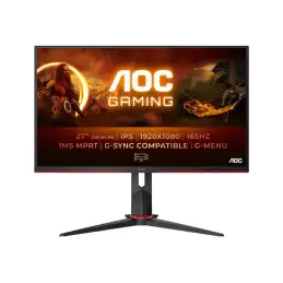 AOC Gaming - Écran LED - jeux - 27" - 1920 x 1080 Full HD (1080p) @ 165 Hz - IPS - 250 cd - m² - 1 ms - ... (27G2SPU/BK)_2
