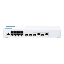 Commutateur - Géré - 2 x 10 Gigabit SFP+ + 2 x combo 10 gigabits SFP+ + 8 x 10 - 100 - 1000 - de b... (QSW-M408-2C)_1