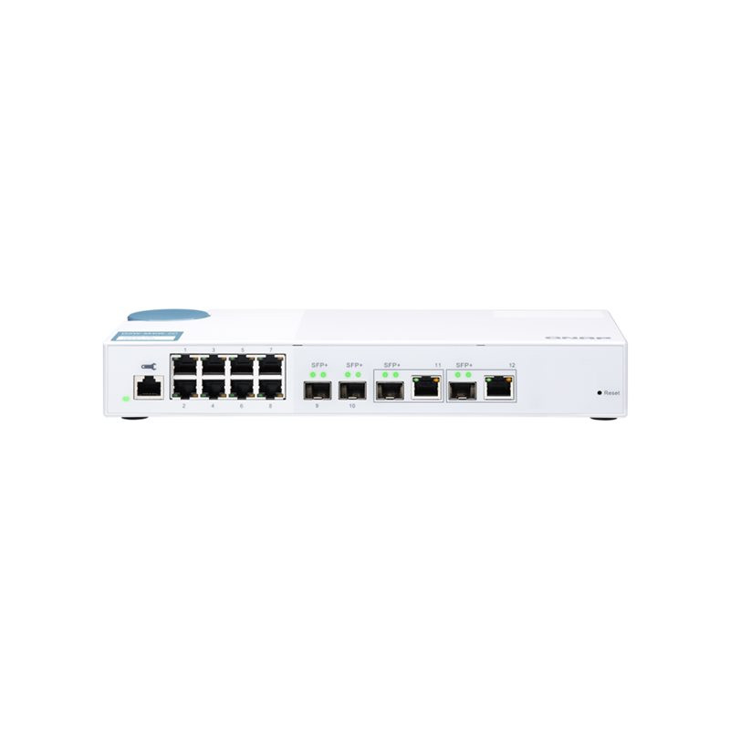 Commutateur - Géré - 2 x 10 Gigabit SFP+ + 2 x combo 10 gigabits SFP+ + 8 x 10 - 100 - 1000 - de b... (QSW-M408-2C)_1