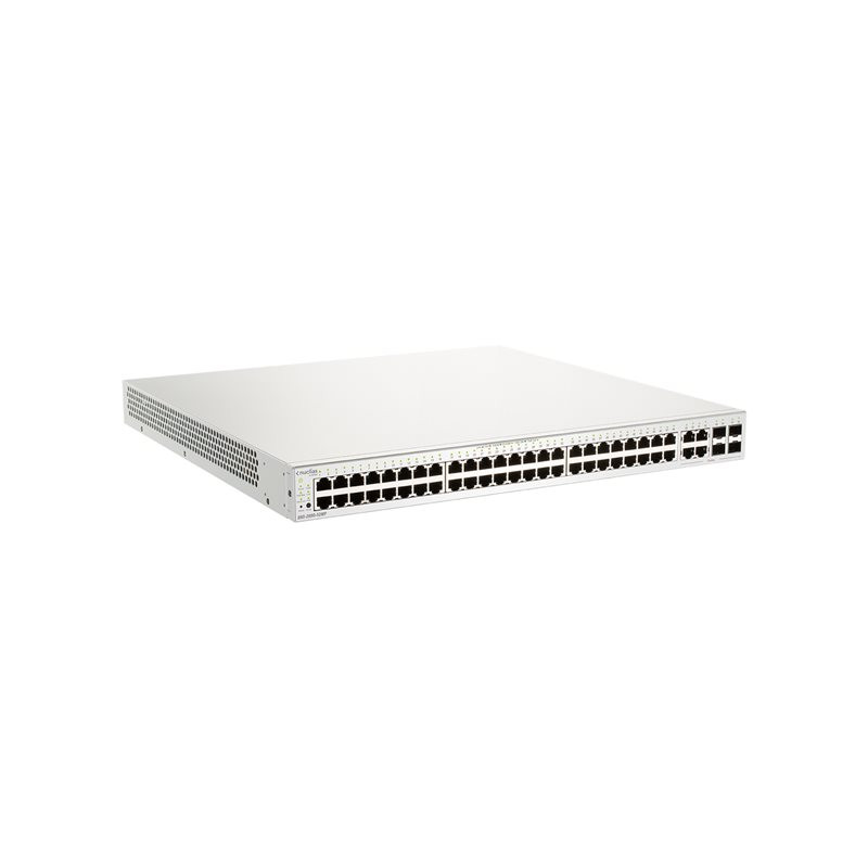 Commutateur - intelligent - 48 x 10 - 100 - 1000 (PoE+) + 4 x SFP Gigabit combiné - Montable s... (DBS-2000-52MP/E)_1