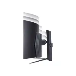 LG UltraGear - Moniteur OLED - jeux - incurvé - 45" (44.5" visualisable) - 3440 x 1440 WQHD @ 240 Hz - 2... (45GR95QE-B)_7