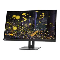 Lenovo ThinkVision E27q-20 - Écran LED - 27" - 2560 x 1440 QHD @ 75 Hz - IPS - 350 cd - m² - 1000:1 - 4 ... (62D0GAT1EU)_4