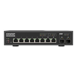 Commutateur - Géré - 2 x 10 Gigabit SFP+ + 8 x 100 - 1000 - 2.5G - 5G - 10GBase-T - de bureau (QSW-L3208-2C6T)_1