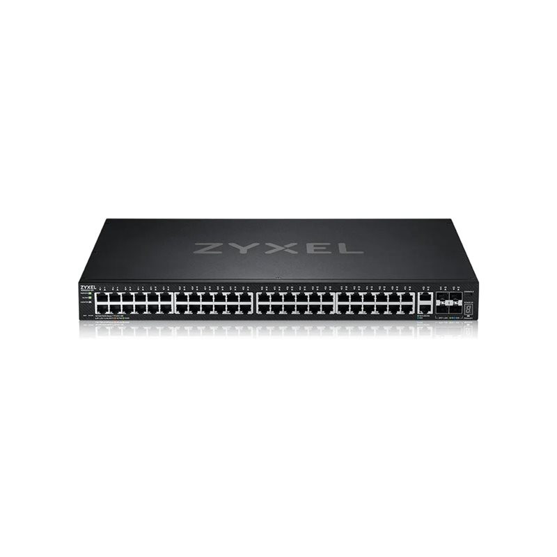Commutateur - accès L3, NebulaFLEX Cloud - Géré - 48 x Ethernet Gigabit + 6 x 10 Gigabit (l... (XGS2220-54-EU0101F)_1