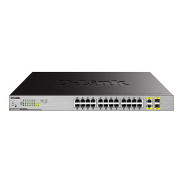 24-Port Desktop Gigabit PoE+2GE Combo (DGS-1026MP)_1