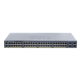 Commutateur - Géré - 48 x 10 - 100 - 1000 + 4 x Gigabit SFP - de bureau, Montable sur rack ... (WS-C2960X-48TSL-RF)_1