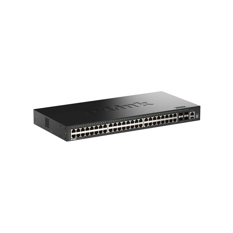 Commutateur - intelligent - 48 x 10 - 100 - 1000 + 4 x 10 Gigabit SFP+ - de bureau, Montable sur... (DGS-1530-52/E)_1