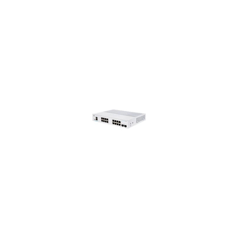 Commutateur - C3 - intelligent - 16 x 10 - 100 - 1000 (PoE+) + 2 x Gigabit SFP - Montable s... (CBS250-16P-2GEU-RF)_1
