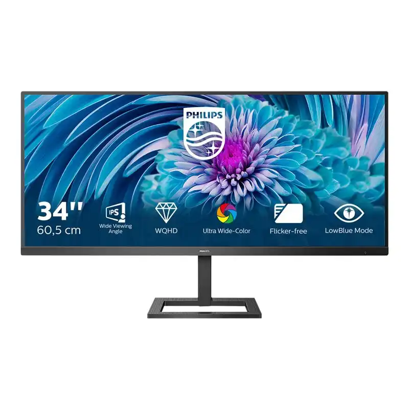 Philips E-line 345E2AE - Écran LED - 34" - 3440 x 1440 WQHD @ 75 Hz - IPS - 300 cd - m² - 1000:1 - 4 ms ... (345E2AE/00)_1