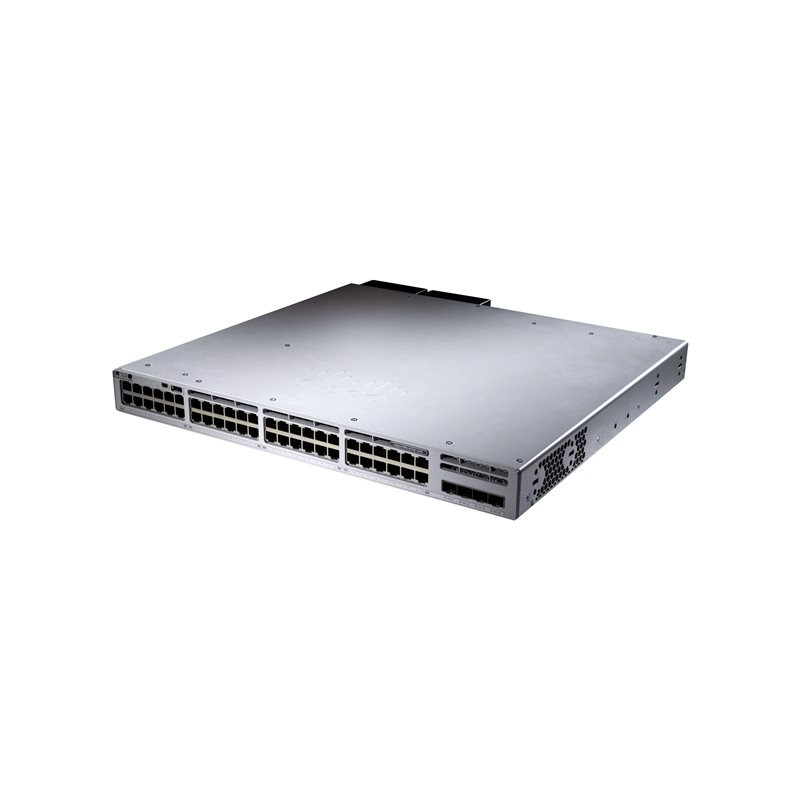 Network Essentials - commutateur - C3 - Géré - 48 x 10 - 100 - 1000 (UPOE) + 4 x SFP+ 10 Go ... (C9300L-48UXG-4X-E)_1
