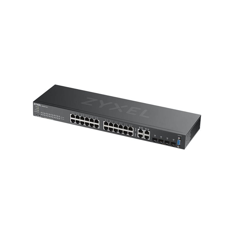 Commutateur - Géré - 24 x 10 - 100 - 1000 + 4 x SFP Gigabit combiné - Montable sur rack (GS2220-28-EU0101F)_1